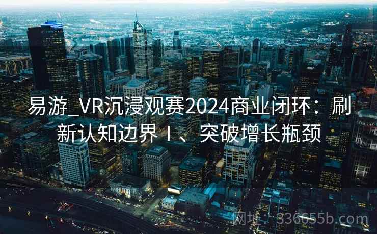 易游_VR沉浸观赛2024商业闭环:刷新认知边界Ⅰ、突破增长瓶颈