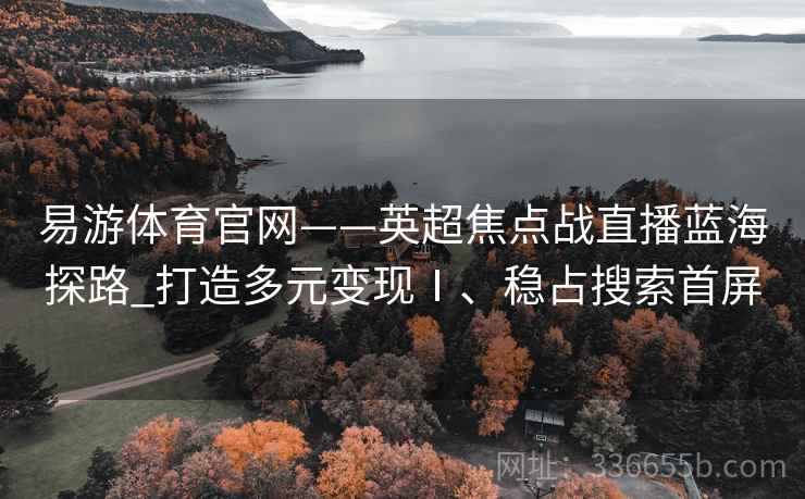 易游体育官网——英超焦点战直播蓝海探路_打造多元变现Ⅰ、稳占搜索首屏