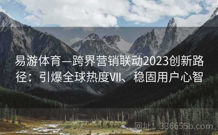 易游体育—跨界营销联动2023创新路径:引爆全球热度Ⅶ、稳固用户心智