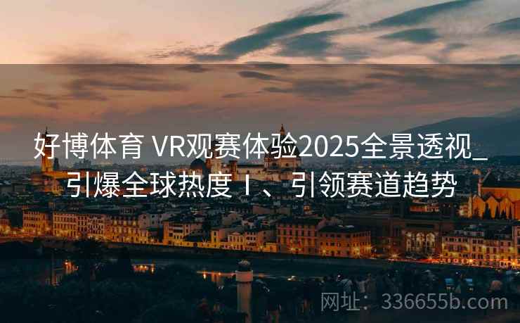 好博体育 VR观赛体验2025全景透视_引爆全球热度Ⅰ、引领赛道趋势
