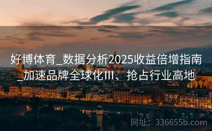 好博体育_数据分析2025收益倍增指南_加速品牌全球化Ⅲ、抢占行业高地