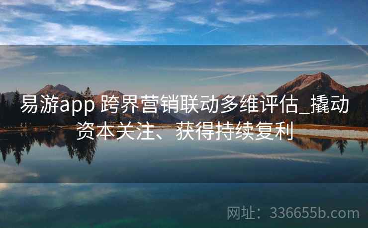 易游app 跨界营销联动多维评估_撬动资本关注、获得持续复利